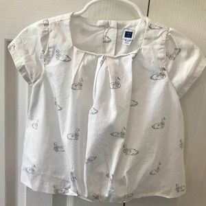 18-24M Girls Swan Top
